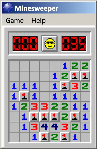 React Minesweeper close-up