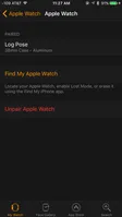 Unpair Apple Watch